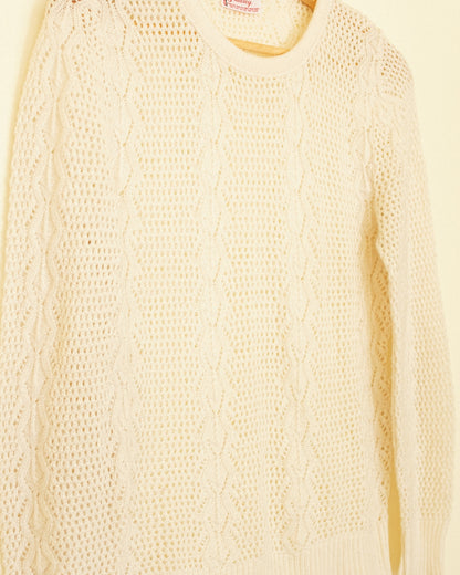 Pointelle Knit Sweater