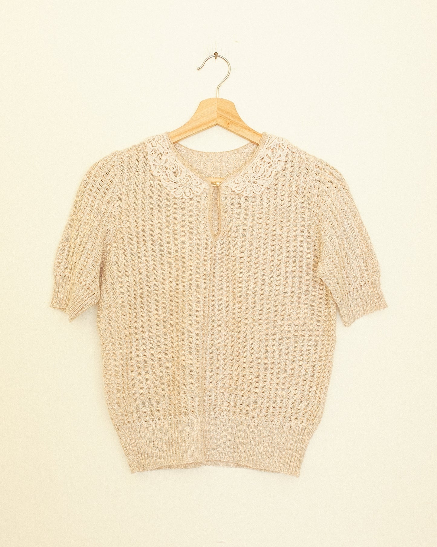 Lace Collar Sweater