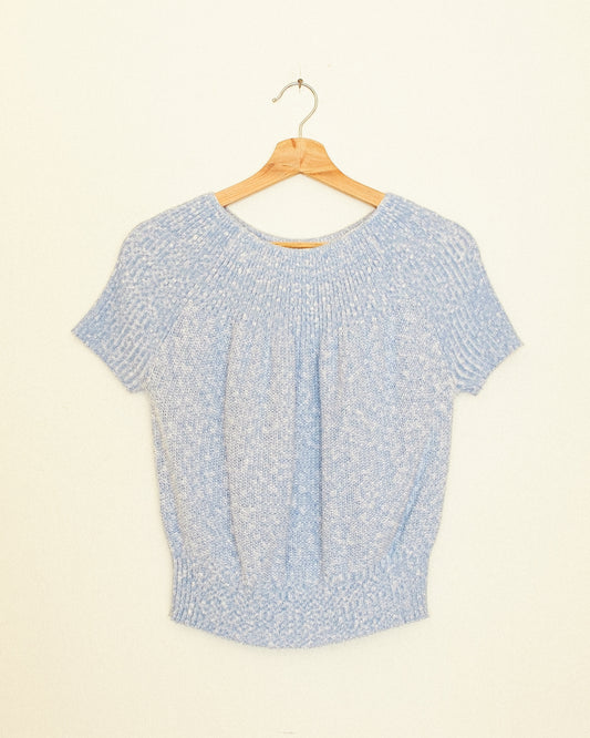 Blue Speckle Sweater