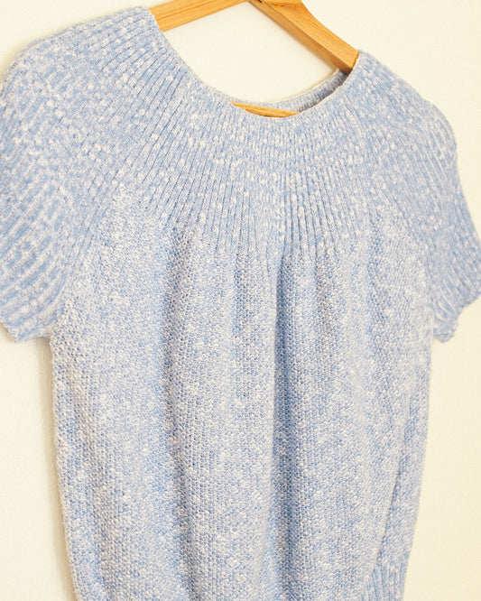 Blue Speckle Sweater