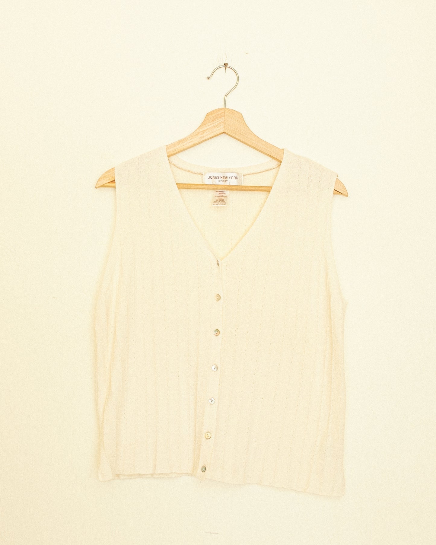 Ivory Button Tank