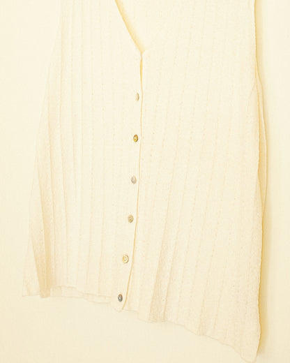Ivory Button Tank