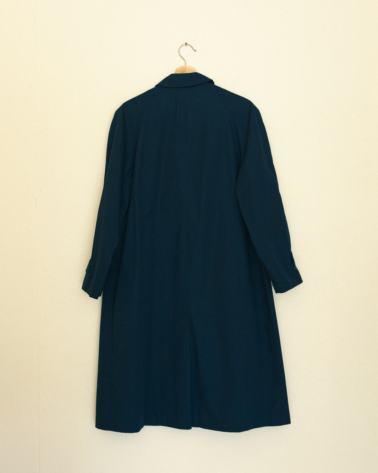Navy Point Trench Coat