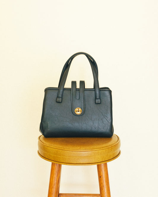 60's Navy Satchel