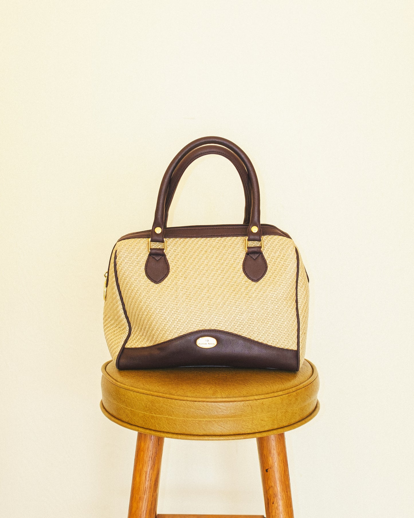 Aigner Woven Satchel