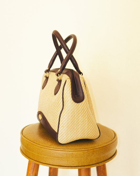 Aigner Woven Satchel