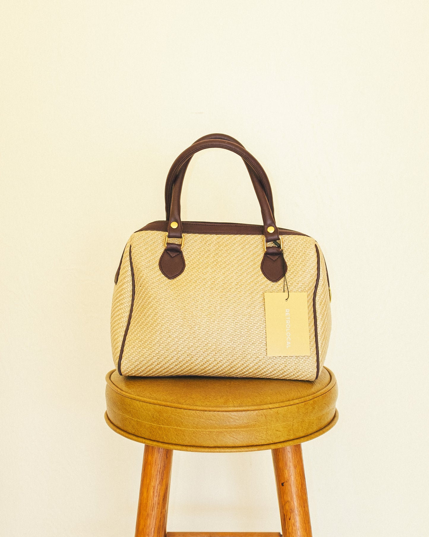 Aigner Woven Satchel