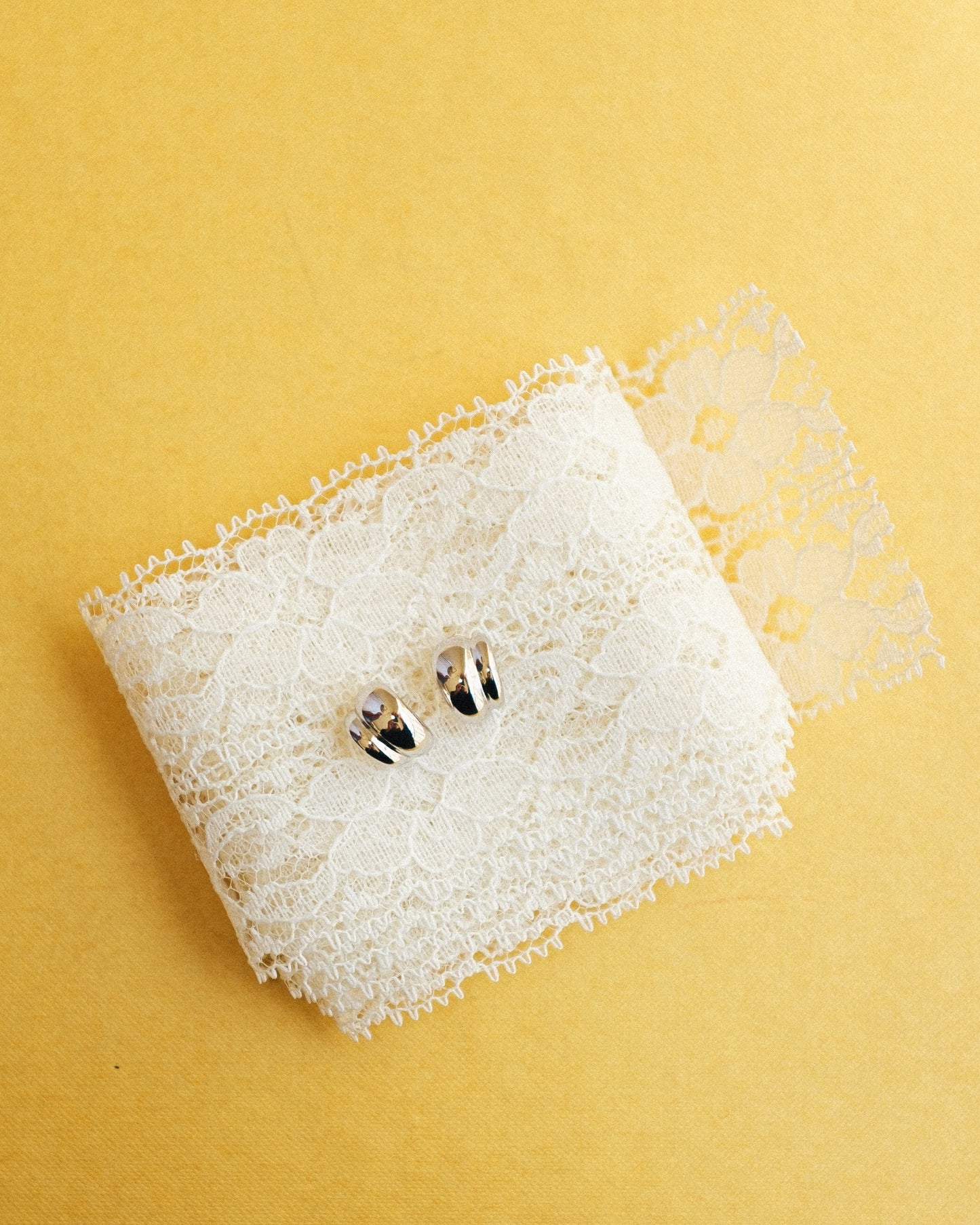 Petite Sofie Hoops - Silver