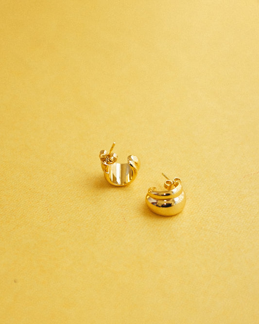 Petite Sofie Hoops - Gold