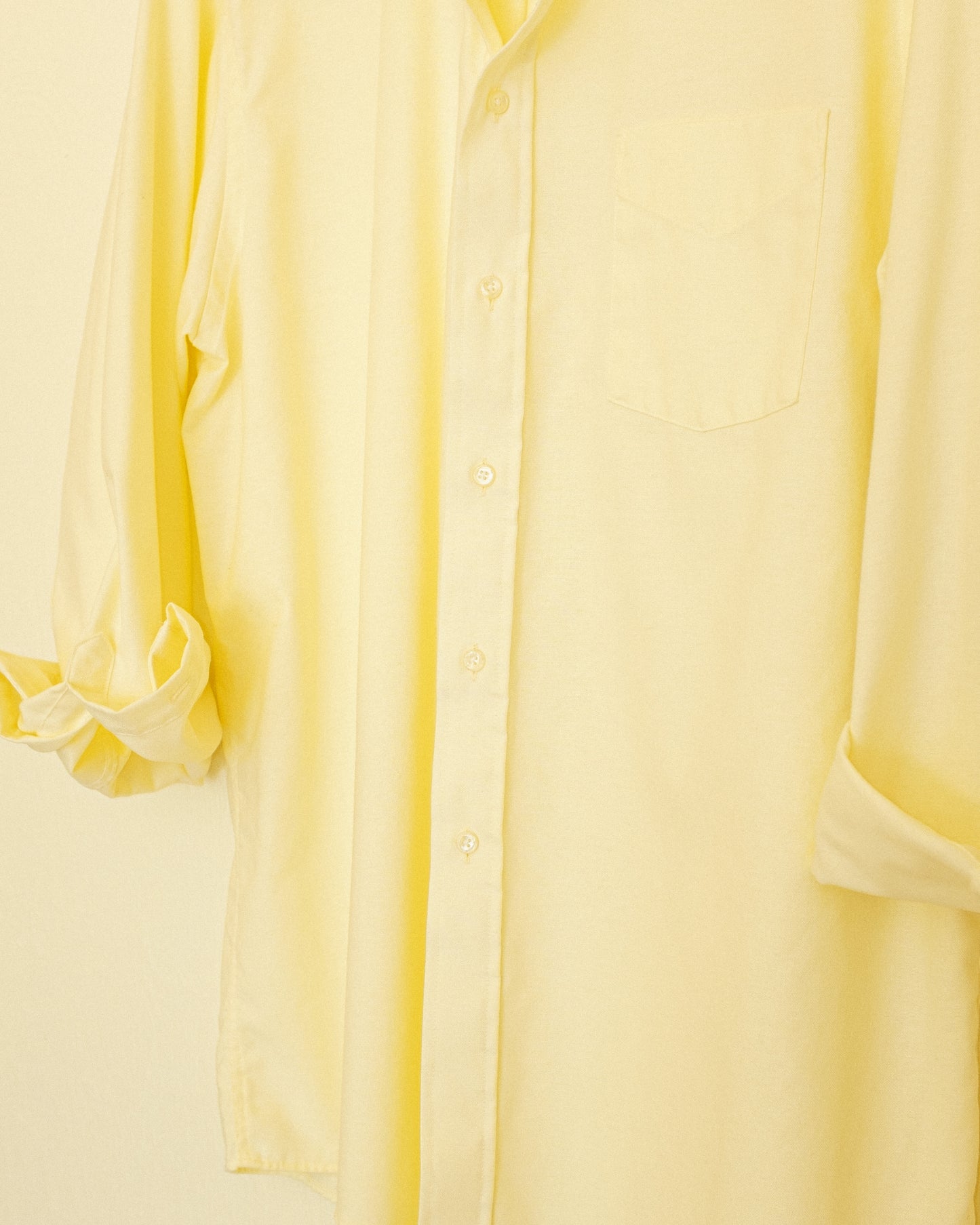 Boyfriend Button Up - Iced Lemon
