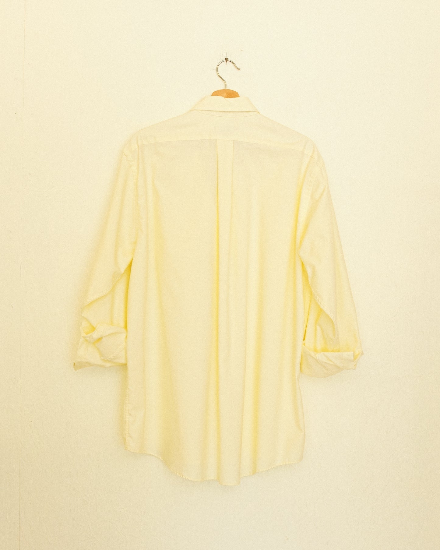 Boyfriend Button Up - Iced Lemon