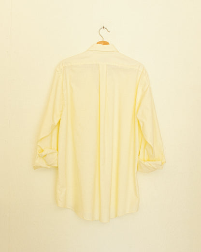 Boyfriend Button Up - Iced Lemon