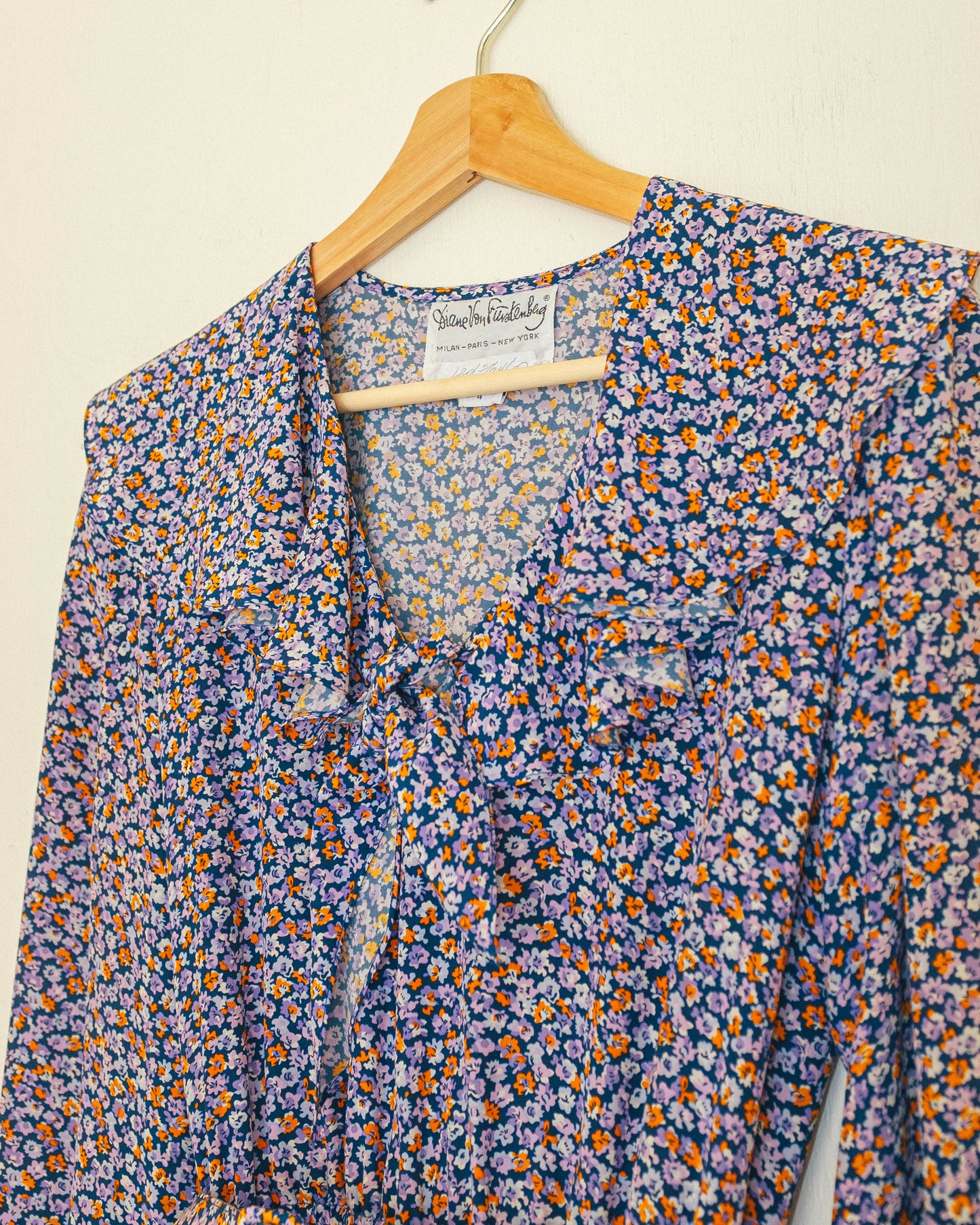 70's Diane von Furstenberg Floral Dress