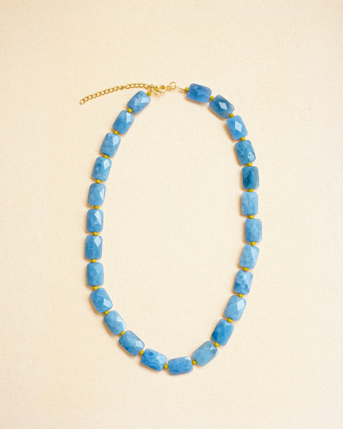 Denim Quartz Necklace