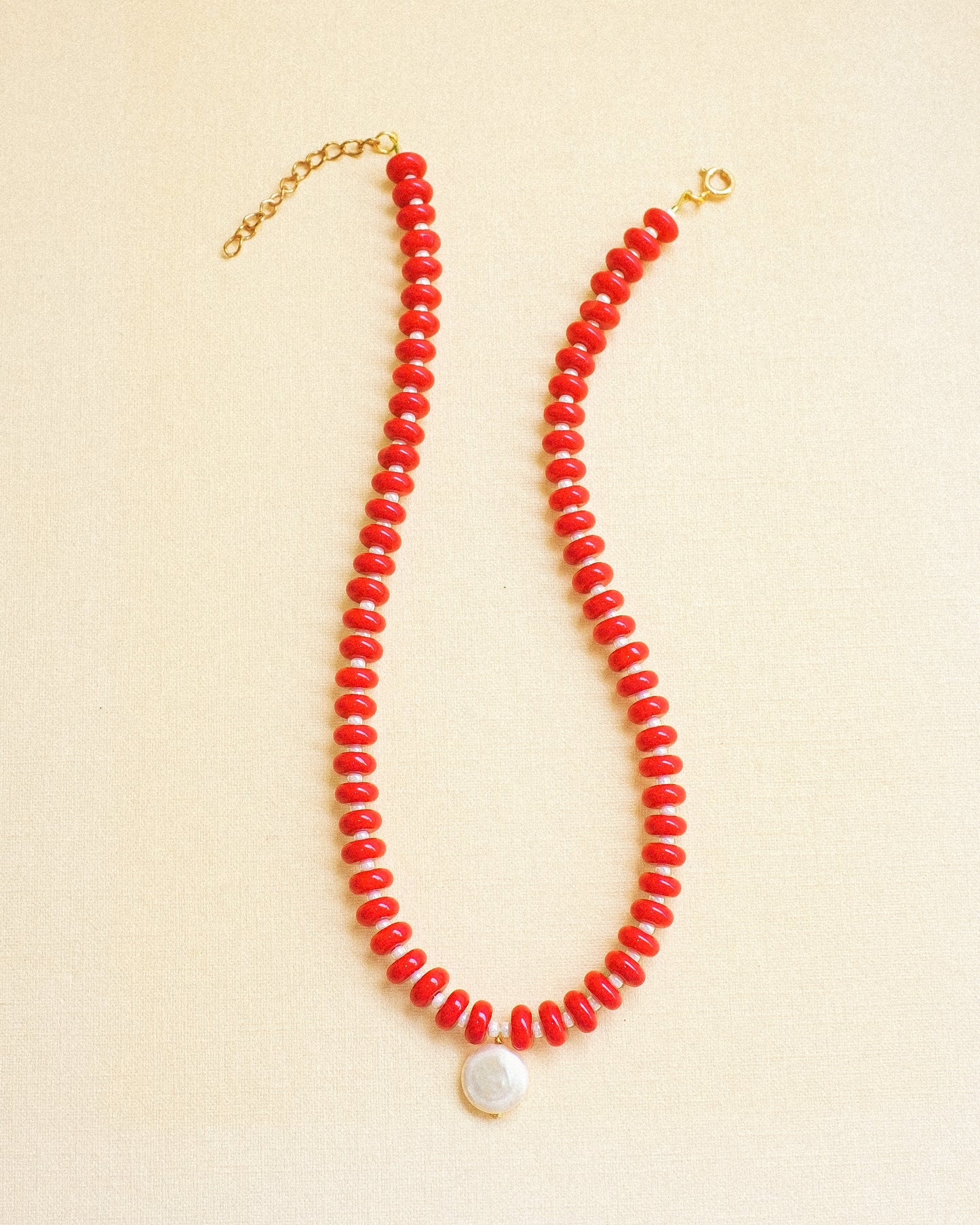 Cherry Pearl Necklace