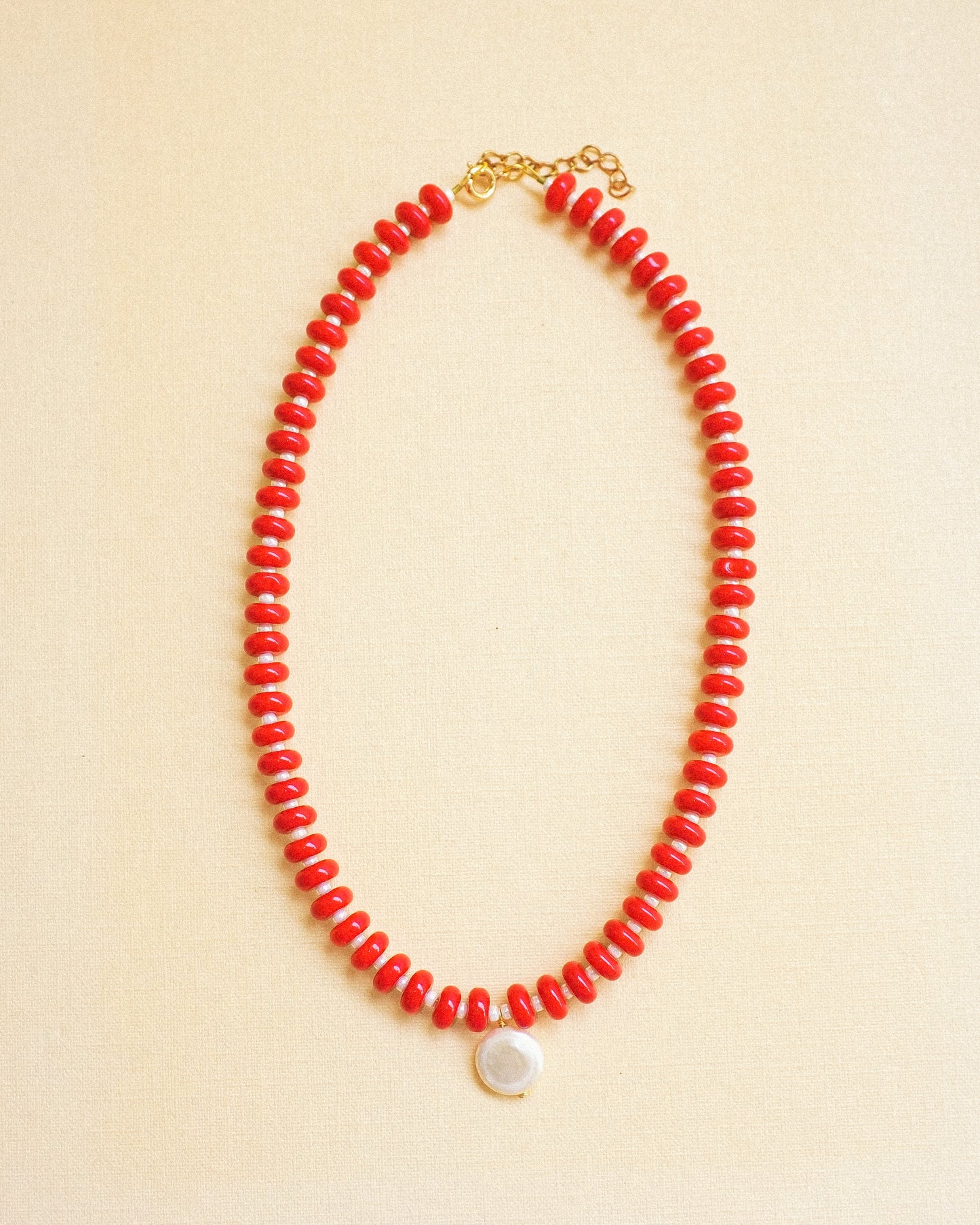 Cherry Pearl Necklace