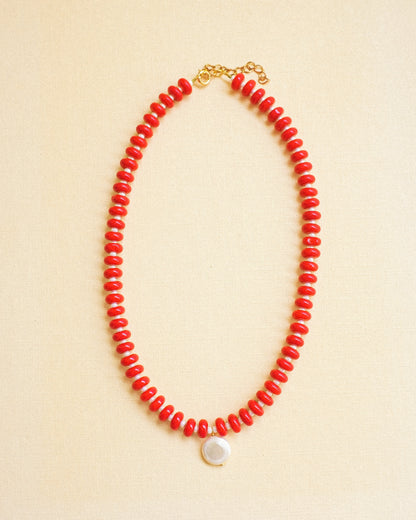Cherry Pearl Necklace