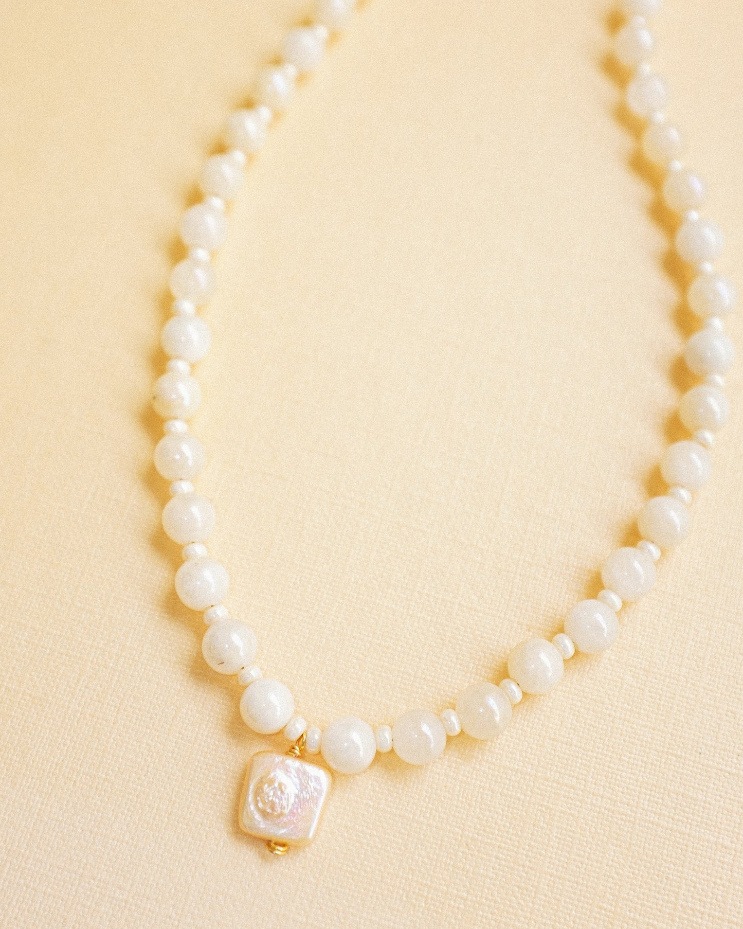 Milky Pearl Necklace