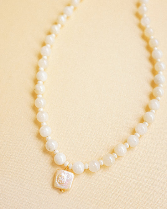 Milky Pearl Necklace