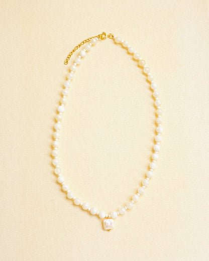 Milky Pearl Necklace