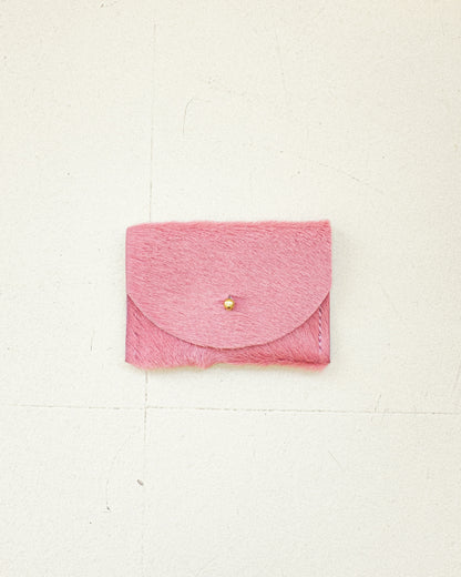 Rose Calf Hair Wallet