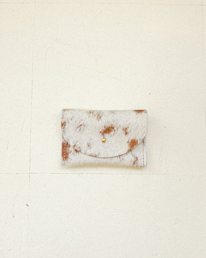 Speckled Calf Hair Wallet
