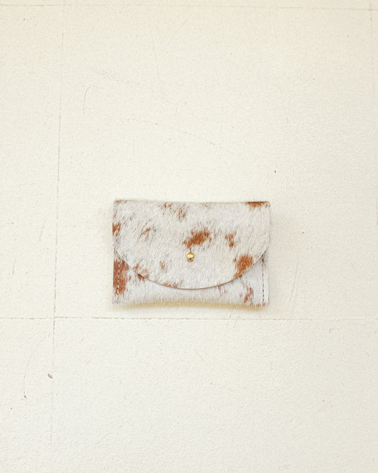 Speckled Calf Hair Wallet