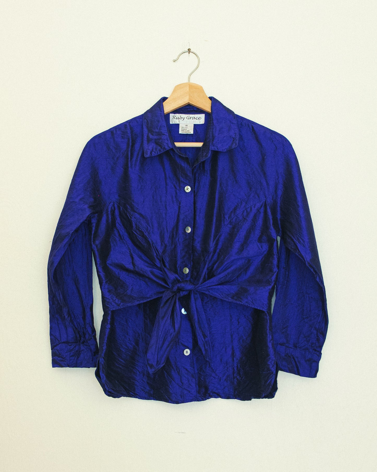 Sapphire Silk Top