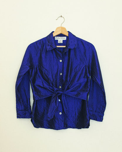 Sapphire Silk Top