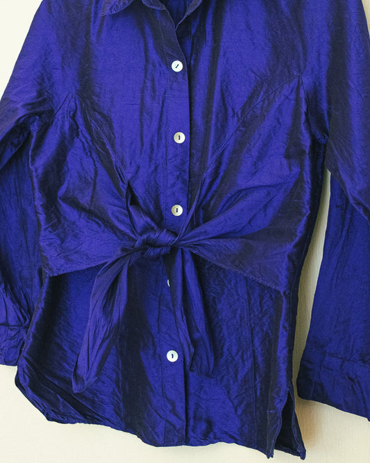 Sapphire Silk Top