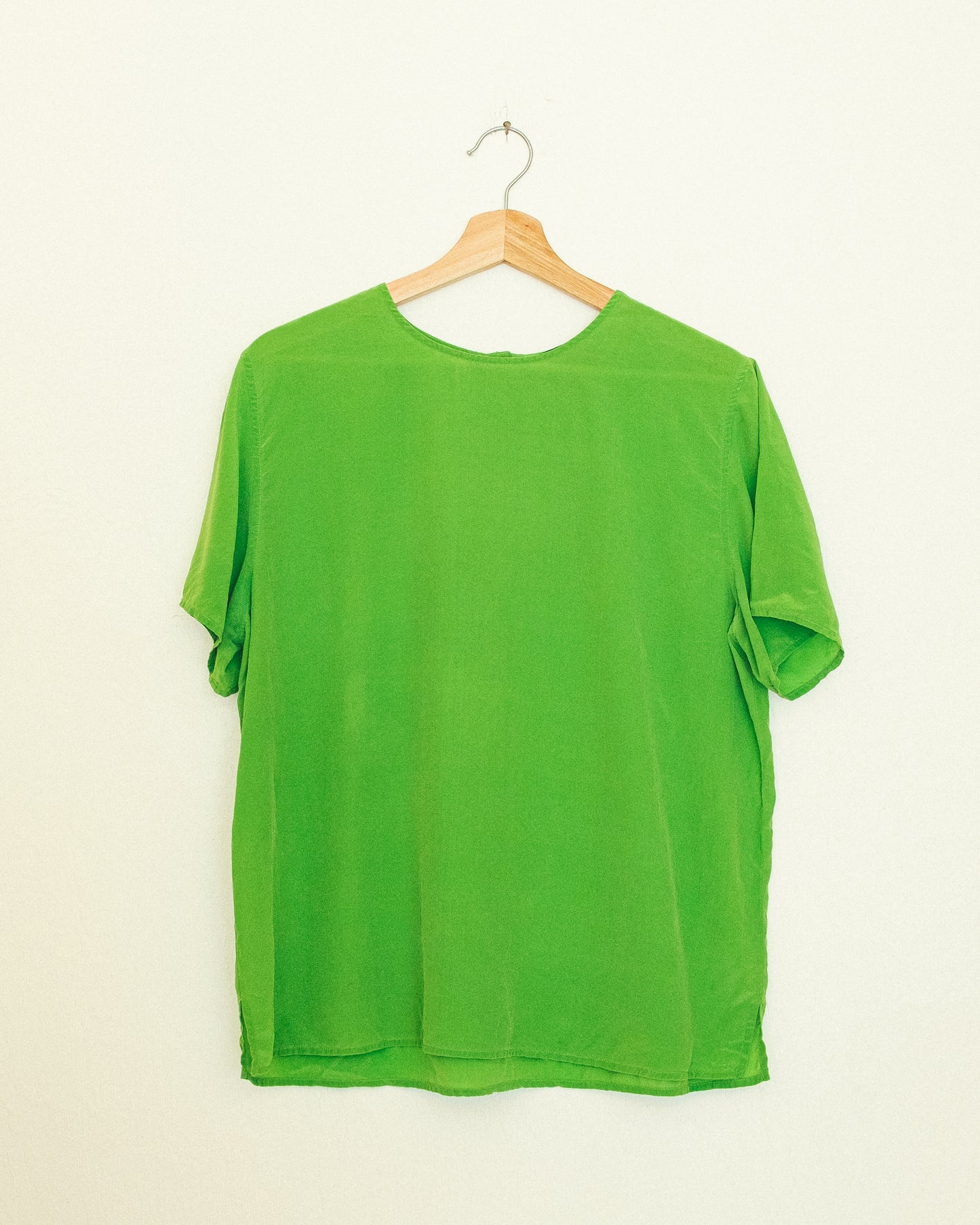 Lime Silk Tee
