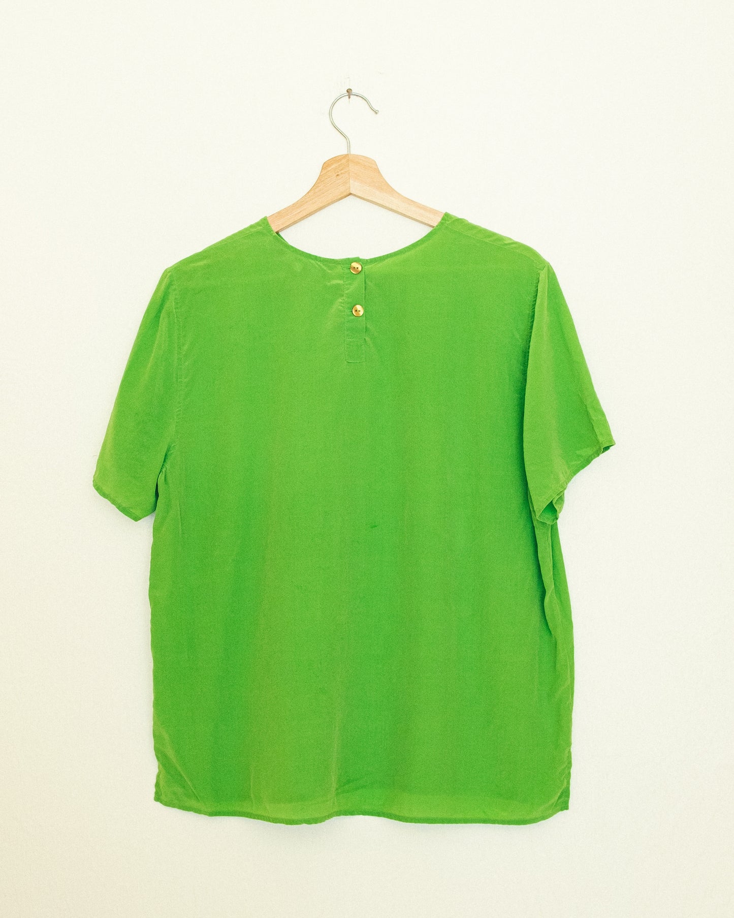 Lime Silk Tee