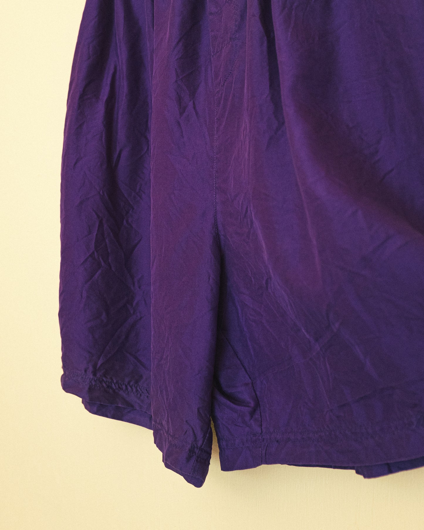 Crinkle Silk Shorts