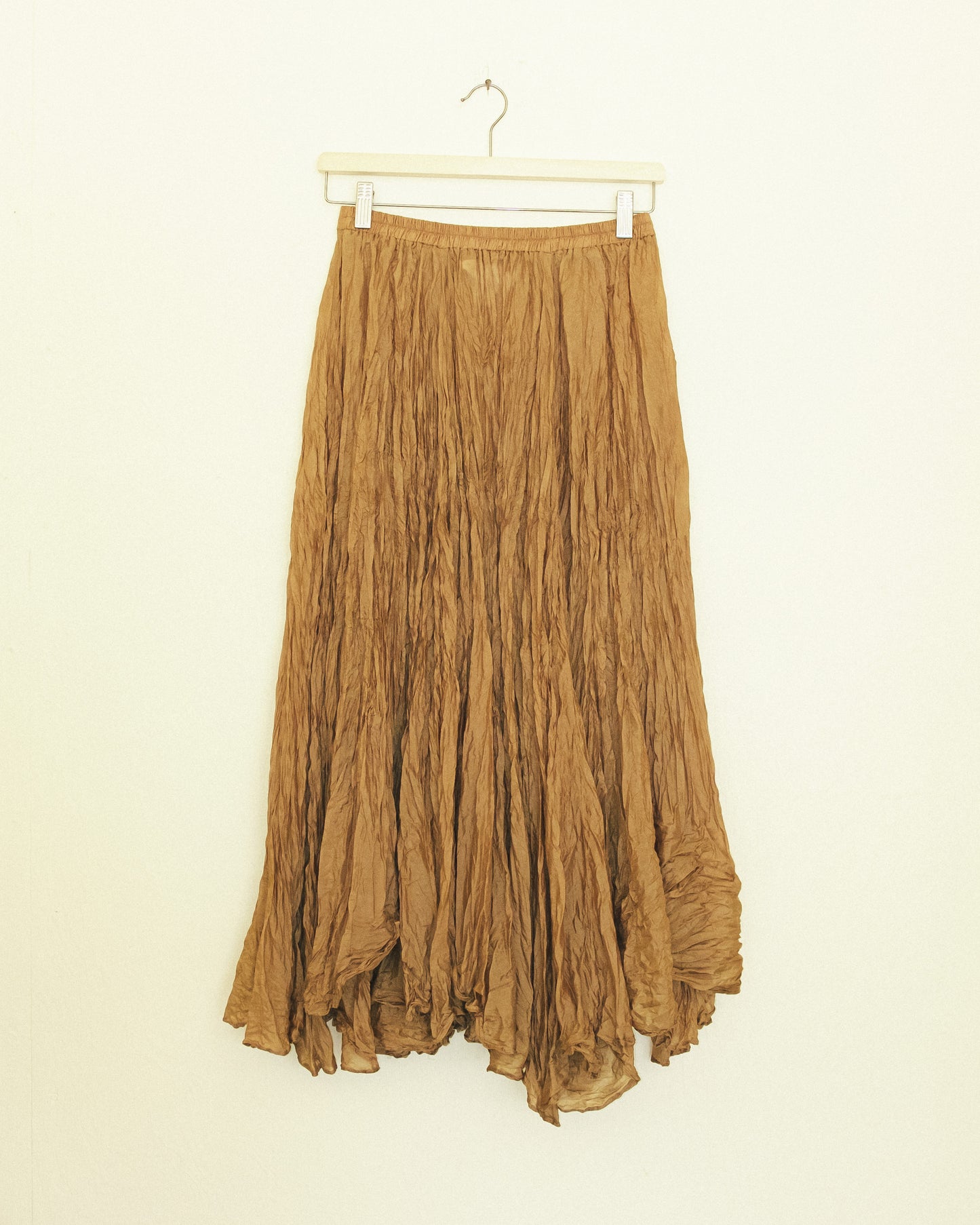 Bronze Crinkle Skirt