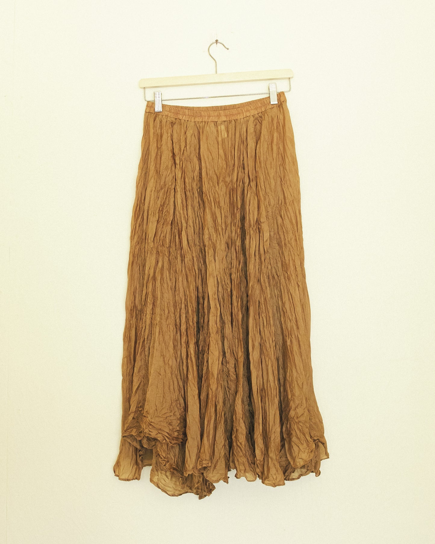 Bronze Crinkle Skirt