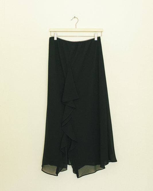 Noir Ruffle Skirt
