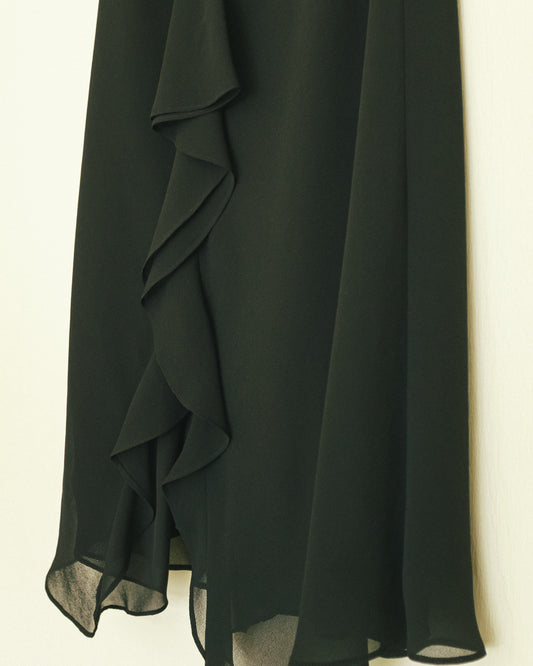 Noir Ruffle Skirt