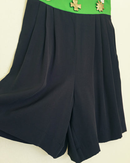 Brass Button Shorts