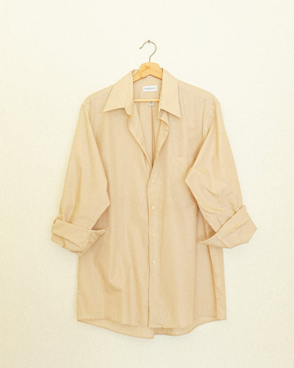 Boyfriend Button Up - Sand