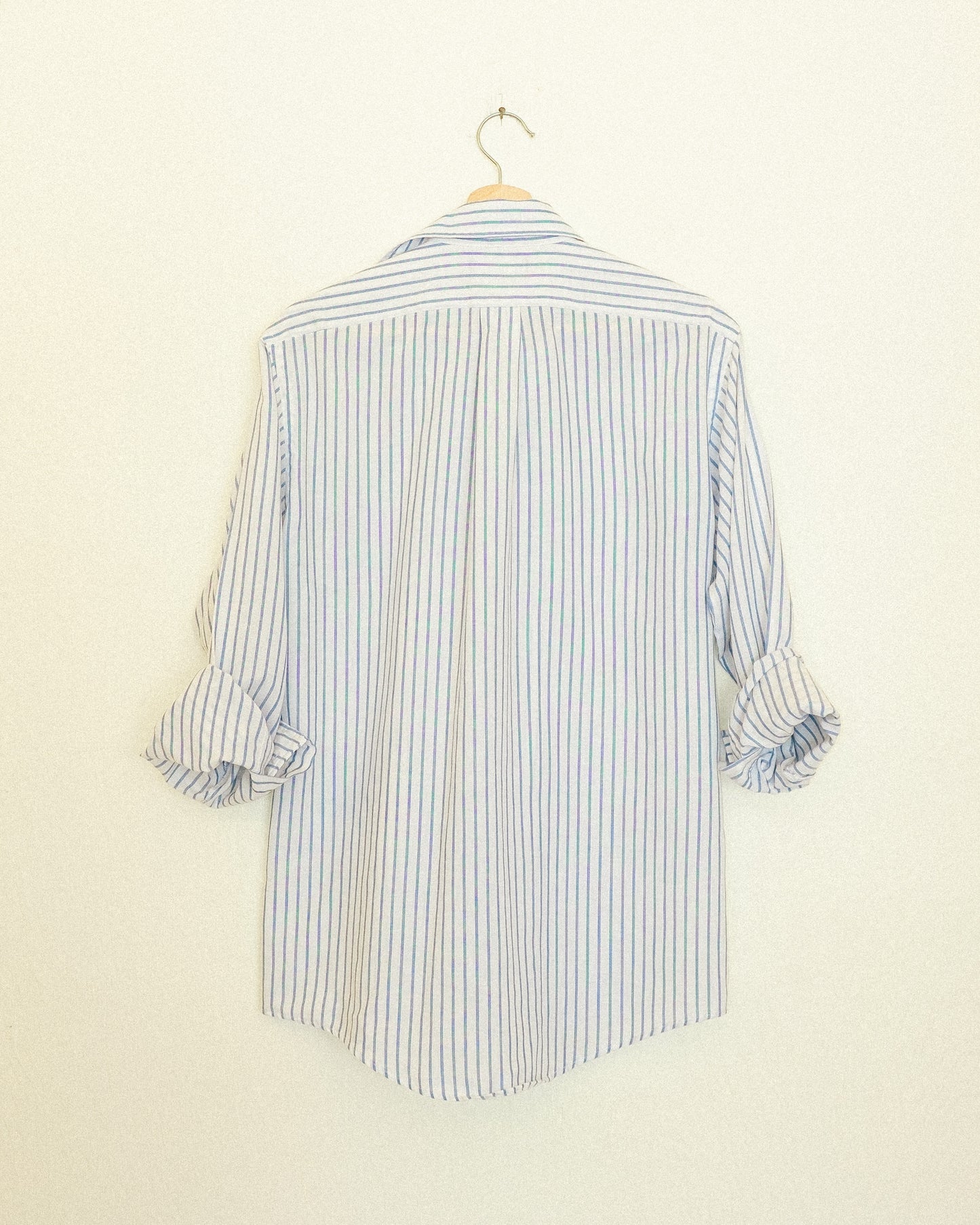 Boyfriend Button Up - Blue Stripe