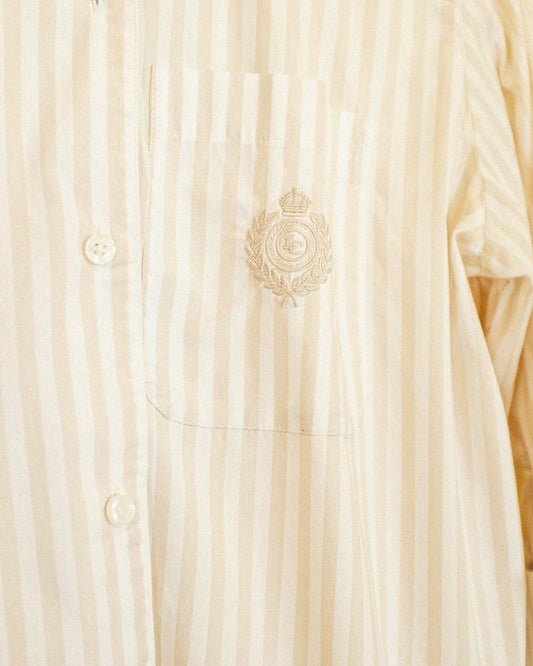 Liz Button Up - Neutral Stripe