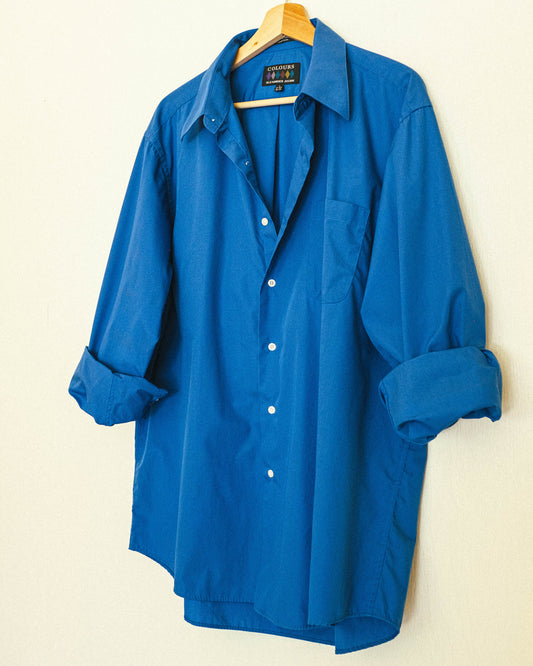 Boyfriend Button Up - Blue