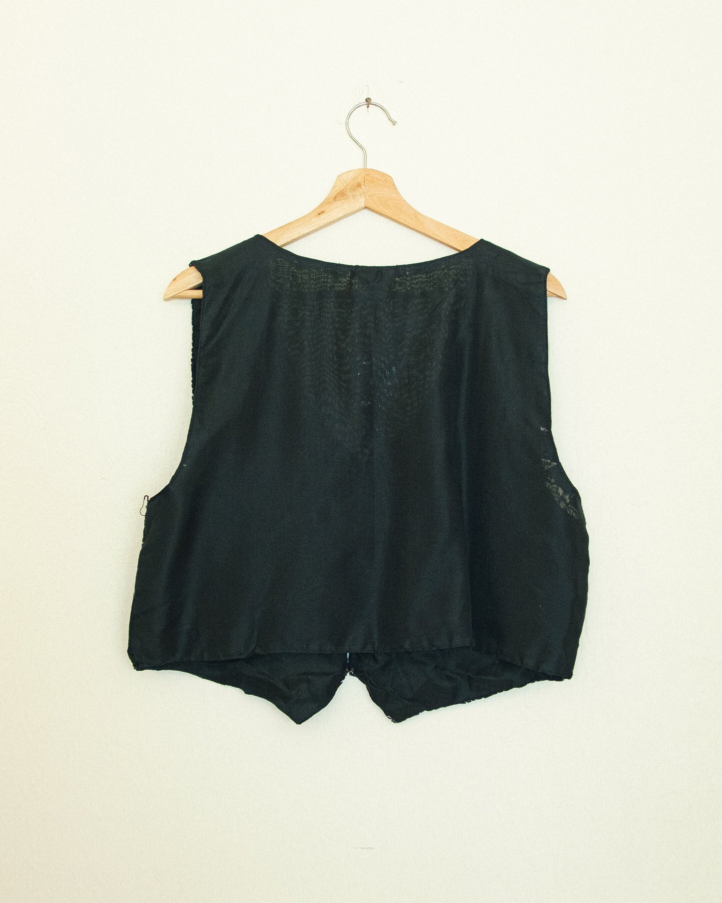 Silk Sequin Vest