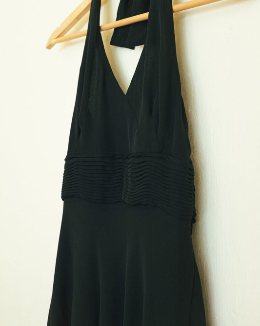 Silk Halter Dress