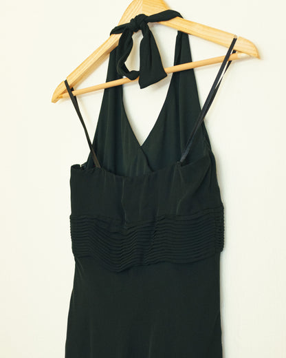 Silk Halter Dress