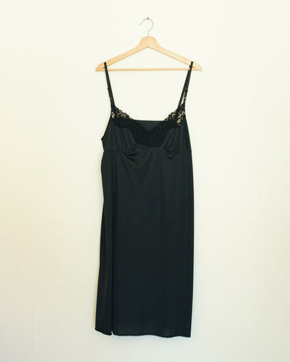 Noir Lace Slip
