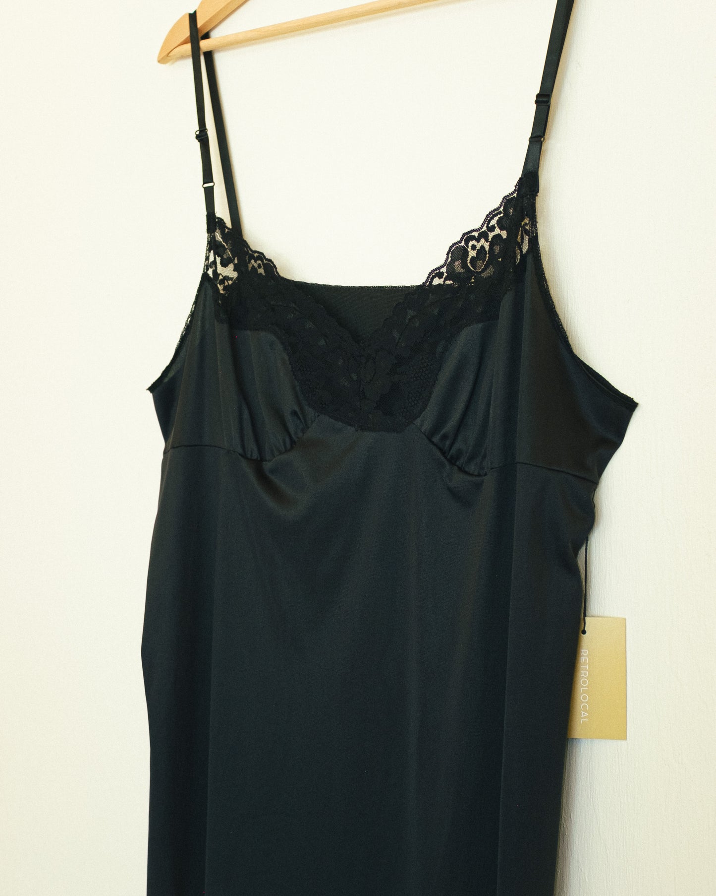 Noir Lace Slip
