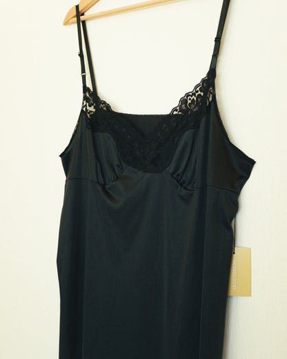 Noir Lace Slip