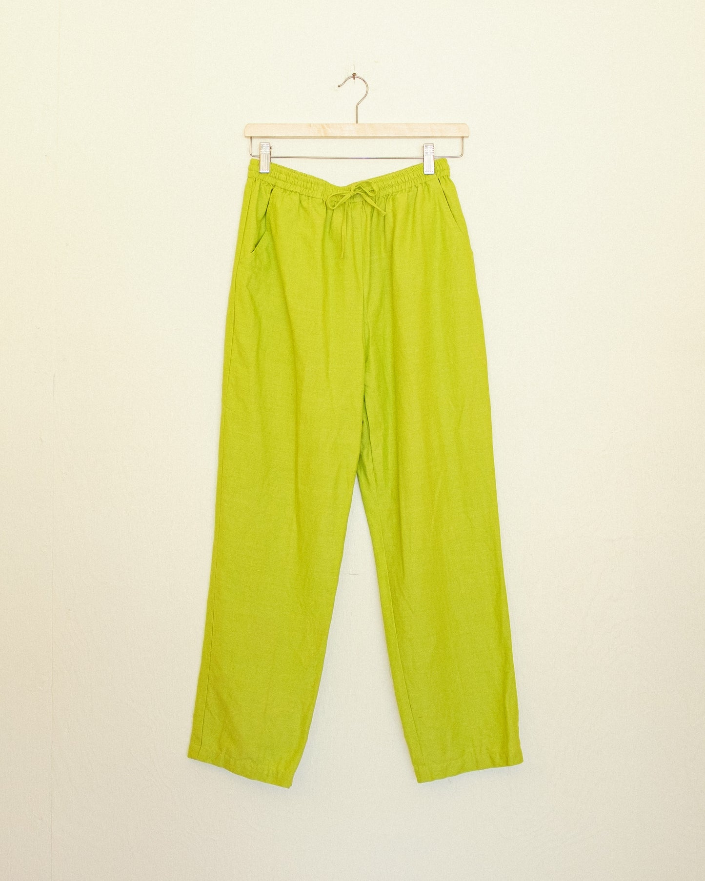 Citron Silk Pants