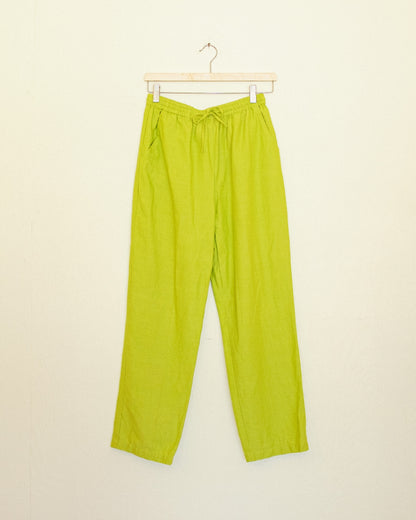Citron Silk Pants